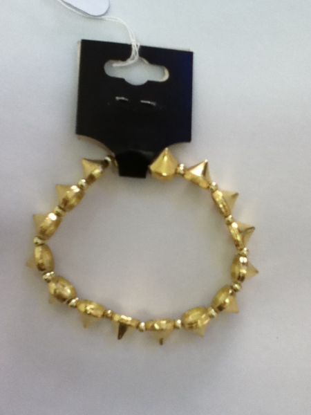 Pulseira de spike dourada!